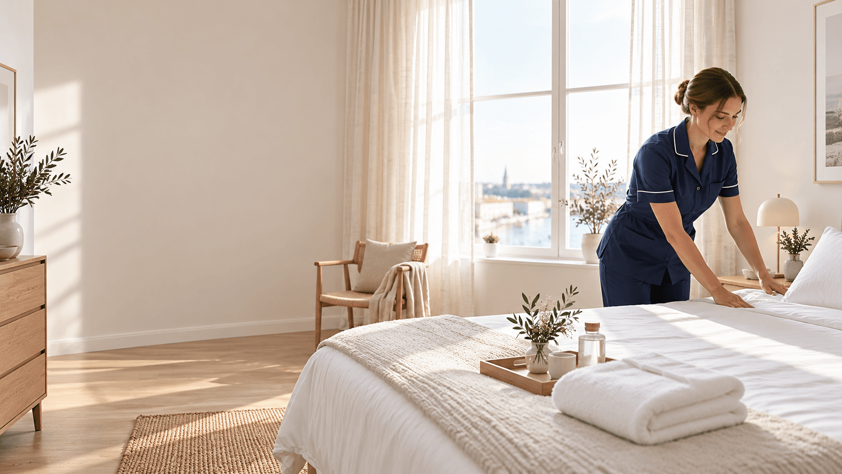 Airbnb-städning